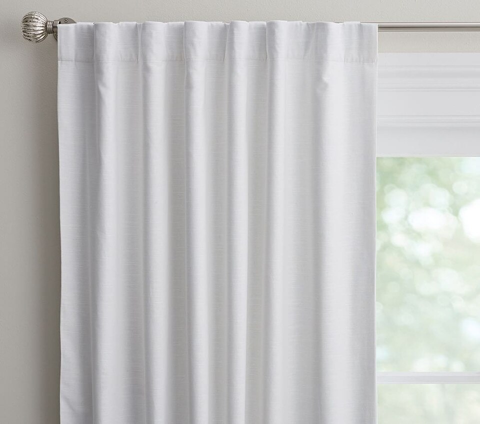 Evelyn Linen Blackout Curtain | Pottery Barn Kids AU